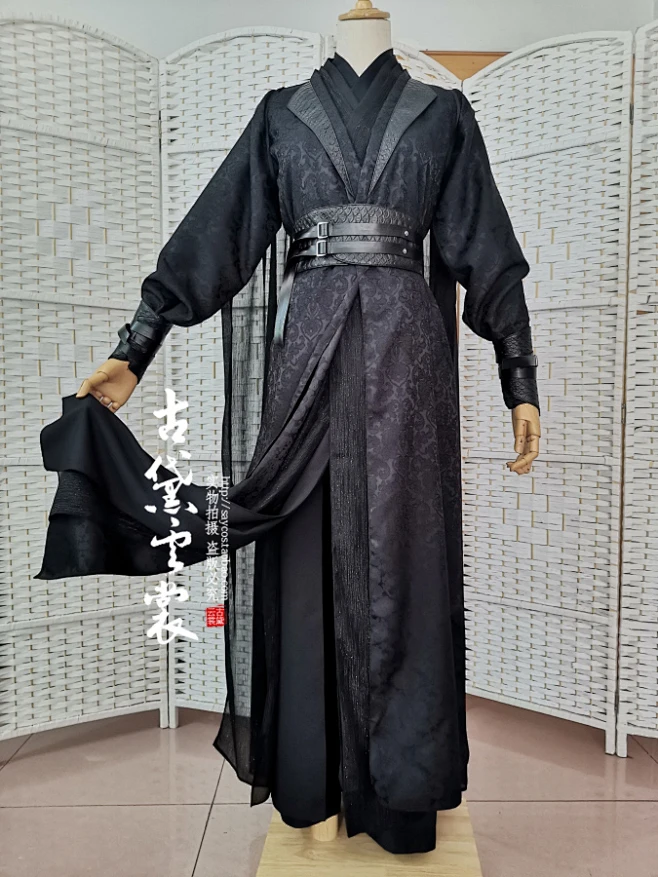 【云裳】cosplay古装 黑色 劲装 墨燃 杀破狼 顾昀 长庚 披风-淘宝网-花瓣网