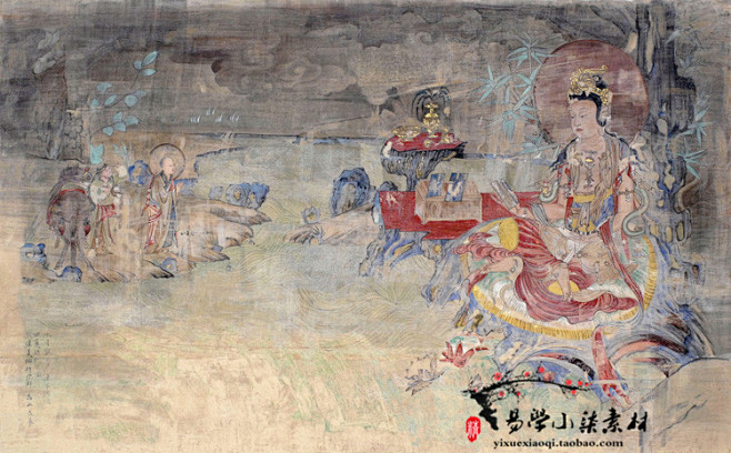 广胜寺壁画道教佛教神仙道观画像文创三清殿...