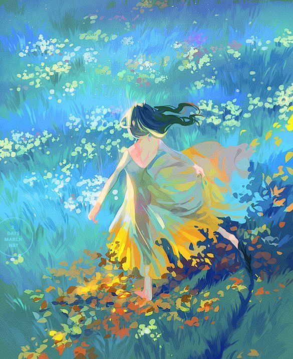 每日插画推荐超话插画师loika的一组...