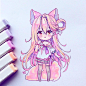 Meow meow ...
.
.
.
.
#drawing #art #artwork #instaart #illustration #traditionalart #manga #anime #girl #like4like #l4l #followme #support #sketch #doodle #amazing #love #cute #kawaii #purple #pink #star #color #angel #chibi #fanart #cat