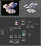 Louis du Mont on Twitter: "Stylised cloud material for Isometropolis PD project. #b3d… "