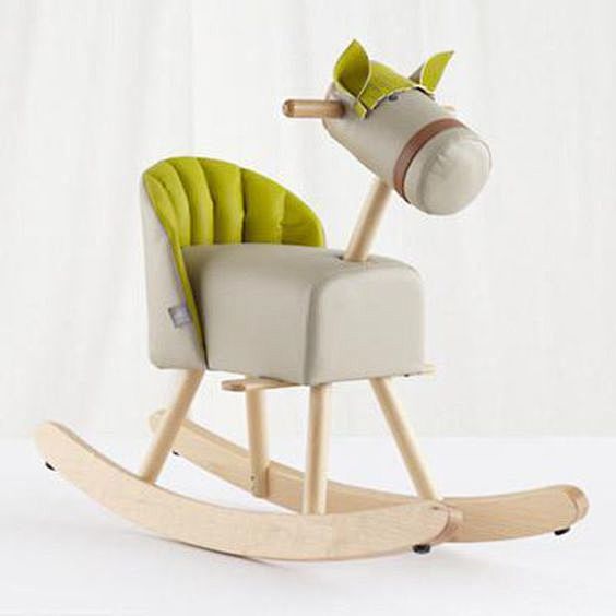 The Land of Nod Kids Ride On Sprout Rocking Horse in New Toys and Gifts