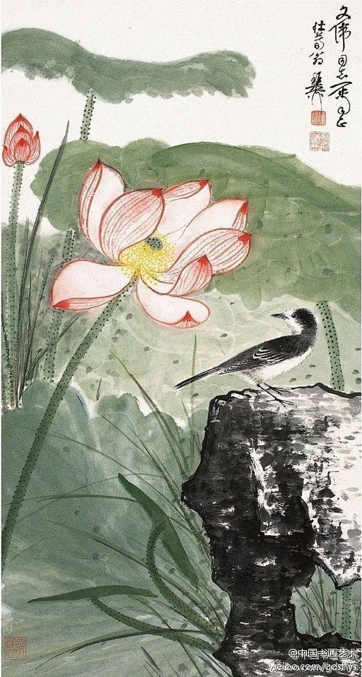 谢稚柳《荷塘清趣》