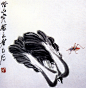 白菜蝈蝈 #齐白石# #名画# #国画#