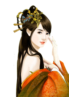 芯大大采集到【免扣】古女(黄色)