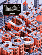 All Angles : A collection of editorial illustrations with a focus on detailed isometric environments and characters.
