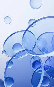 点击来源直接获取大图文件 |Transparent geometry glass background, 3d rendering.