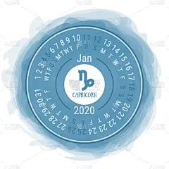 2020,一月,儿童,草图,圆形,十二宫图,矢量,烟,标志,彩色图片