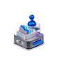 Techsy Technology 3D Icons : Stylish set of 30 metal 3D icons about technology. Great for designing a website, an app, or a modern presentation.