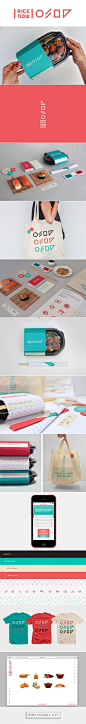Rice Now Sushi Delivery on Behance - created via http://pinthemall.net