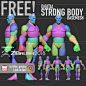 now is the time for the Strong body type! free! compatible with zbrush 2018