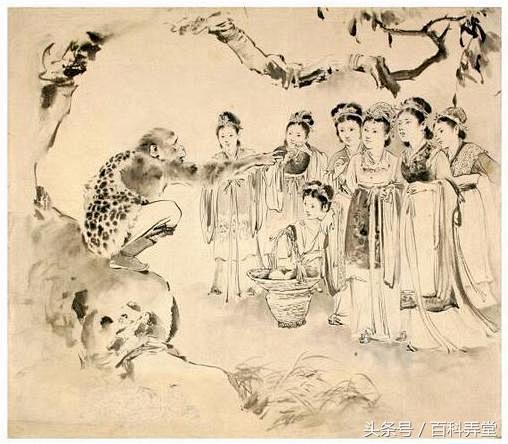 「惊艳」刘继卣工笔组画《闹天宫》8幅及水...