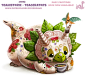 Daily Paint 1973# Teahistoric - Teaceratops by Cryptid-Creations