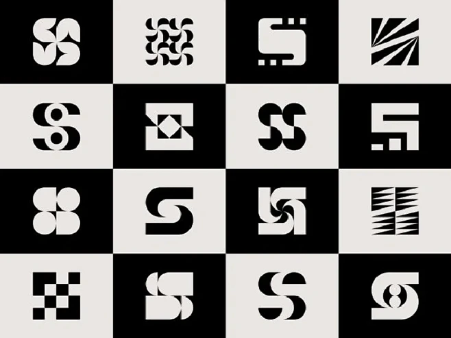 logo分享｜字母S logo 图形灵感-花瓣网