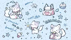 发财被爱 好运常在 送祝福的可爱小动物插画ipad壁纸 电脑壁纸 cr.WM酱 