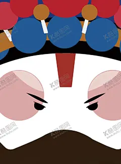 脸谱插画 【酷图网】脸谱插画,关公,包公,曹操,插画,脸谱,戏曲