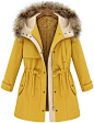 Yellow Hooded Drawstring Pockets Coat | victoriaswing : Shop Yellow Hooded Drawstring Pockets Coat at victoriaswing, personal womens clothing online store! high quality, cheap and big discount, latest fashional style!
