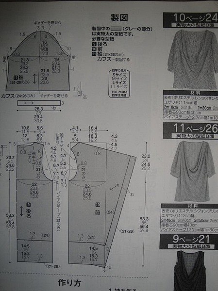 掌心手工包的相册-衣服裁剪图