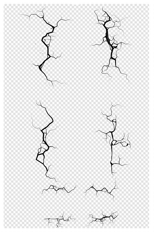 底纹复古怀旧墙面地面破裂裂缝地震破坏-众...