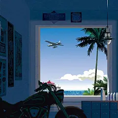 每日插画推荐超话日本插画师Masahiko Hirose，他的插画作品多数是以扁平风格为主，干净美好的画面和充满了故事的画面，非常令人向往。作者主页—Be#风景人物插画# ​​​​