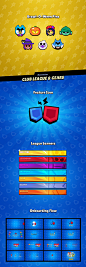 brawl stars game Game Art Games UI icon design  mobile supercell UI ui design