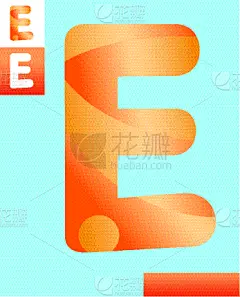 英文字母E,图表设计师,圆形,概念,性格,活力,时髦的,图像,收集,教育