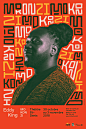 EDDY KING – Mokonzi : Promotional poster for a Montreal-based stand-up comedian from African descent.