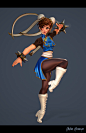 Chun-Li / Street Fighter (Realtime), Cédric Monsempo : 3D Fan art of my favorite Street Fighter character 

www.instagram.com/p/B4CMpp-owTE/