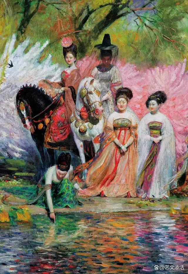 王可伟的油画有多牛：战士冷硬威猛，女子明媚娇艳，太让人沉迷了-花瓣网