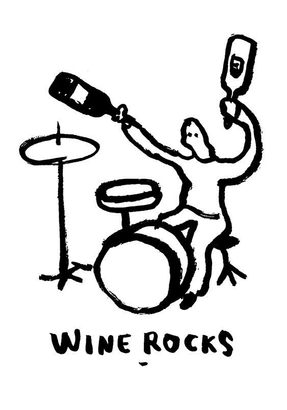 Wine ROCKS.