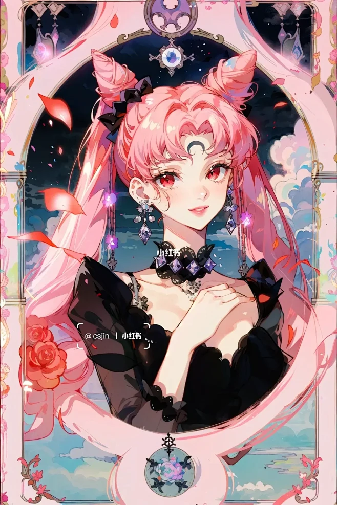 086|美少女战士-黑暗淑女黑化小小兔-花瓣网