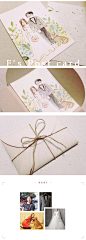 [邮片℉] - 婚礼插画定制 - 手绘 水彩 漫画肖像画 结婚头像 礼物-淘宝网
