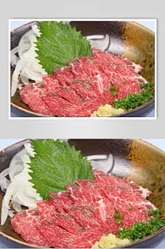 生牛肉食物摄影图片