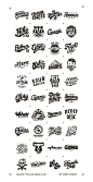 Recent selected types and images in B/W pt.3 by Oleg Gontarev, via Behance
