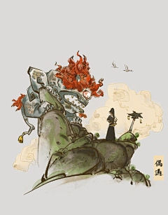 腐松采集到插画参考
