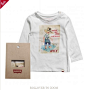 OMEIU英国正品代购Levi's童装婴儿宝宝圆领长袖T恤6-9个月01.06