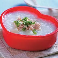 【山药鸡蓉粥】