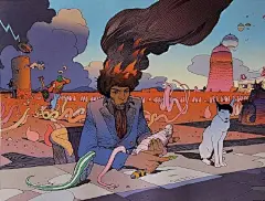 法国漫画大师 Moebius 莫比斯（1938—2012） ​​​​