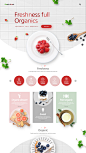 水果奶油蛋糕 蓝莓草莓 柠檬西柚 餐饮美食页面设计PSDweb网页素材下载-优图-UPPSD