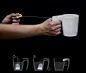 Samir Sufi's Tea Cup SlingsHOT, a mug designed to stop your tea bag from slipping out of reach and allowing you to squeeze it dry.