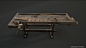 Old Carpenter's Workbench, Sebastian Platen : A carpenter's / woodworking workbench. It started as a texturing practice and with the thought of creating something old, dirty and used. Later in the process I added some tools and even sawdust to improve sto