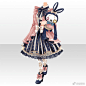Q版lolita小裙裙参考~

怎么在人体上画衣服：O网页链接

#绘画参考# #绘画素材# #q版# ​​​​