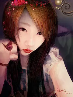 数绘、人物、插画