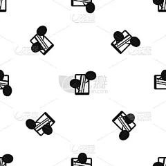 式样,黑色,对话气泡框,分离着色,文字,几何形状,技术,打电话,重复,演讲