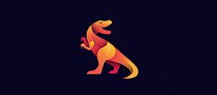 LOGO大师采集到恐龙logo