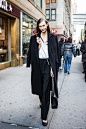 , outside Calvin Klein New York Fashionweek F/W 2013, Karlie Kloss