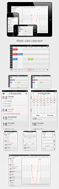 iPhone/iPad App Concept - Calendar - Week view by ~sicfess on deviantART