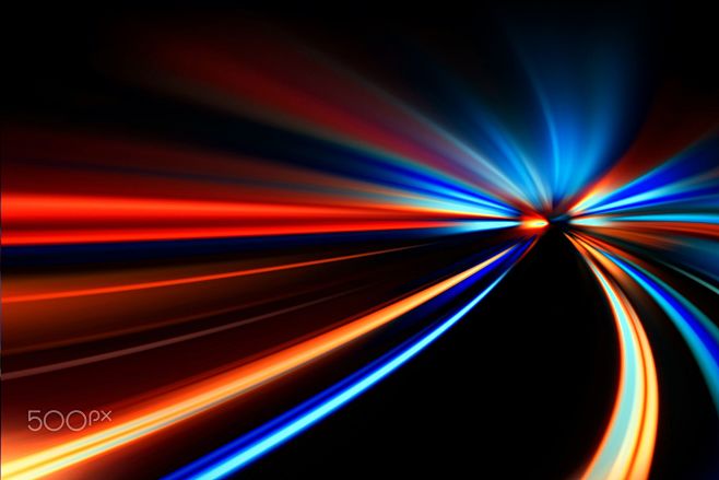 高光 光效 光线 抽象 速度 模糊 隧道...