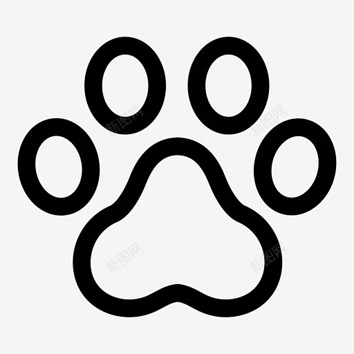 猫爪动物猫图标高清素材 设计图片 页面网页 平面电商 创意素材 png素材-花瓣网