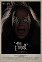 The Editor (2015)    tagline- "He'll leave you on the cutting room floor!" poster2 Poster artwork by Akiko Stehrenberger